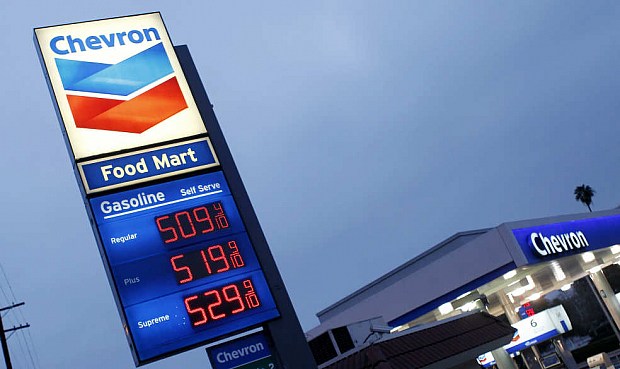 Chevron logra un beneficio de casi 13.000 millones en 2018, un 8% más.