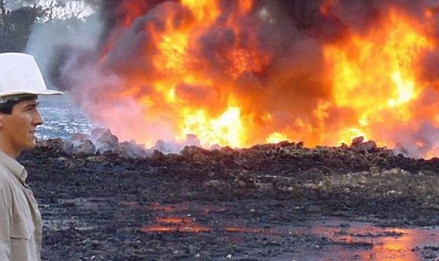 Paralizado el bombeo en varios oleoductos de Colombia a causa de ataques con explosivos.