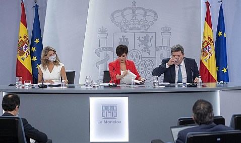 El Consejo de Ministros aprueba la prórroga de los ERTE hasta el 28 de febrero.