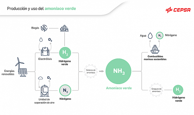 Sus Majestades los Reyes de España, Felipe VI, y de Holanda, Guillermo Alejandro, han asistido hoy a la firma de un acuerdo de colaboración comercial entre Cepsa y la multinacional noruega Yara Clean Ammonia.