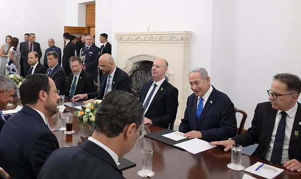 Netanyahu, Mitsotakis y Christodoulides llegaron a un acuerdo en enero de 2020 para impulsar el proyecto, si bien por el momento permanece paralizado.