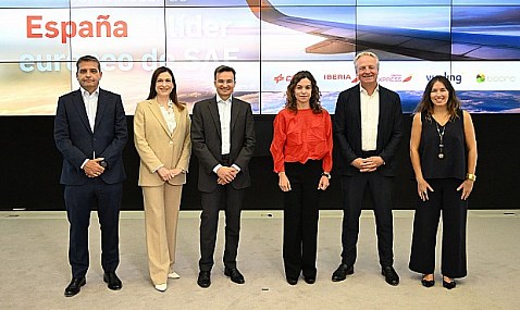 Cepsa, Iberia, Iberia Express, Vueling y BIOCIRC promueven el SAF como proyecto de país para liderar el transporte aéreo sostenible.