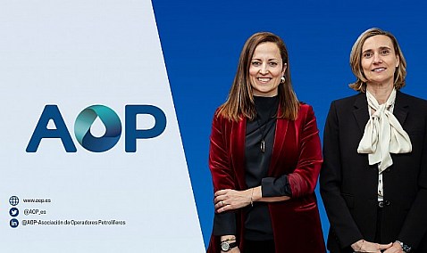 Olvido Moraleda y Elena Mateos, nuevas presidenta y directora general de AOP.