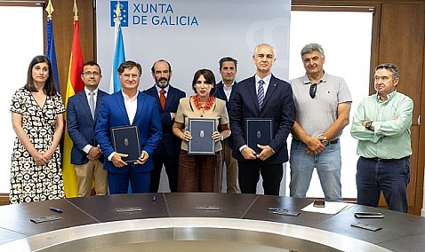 La Xunta, Abanca y FEGAES firman un convenio de colaboración que permitirá la retirada de dinero en efectivo en las EESS del rural gallego