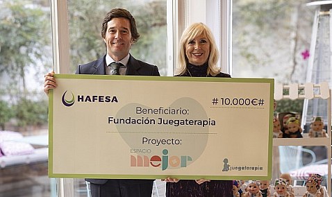 Hafesa colabora con la Fundación Juegaterapia para mejorar la calidad de vida de niños en tratamiento oncológico