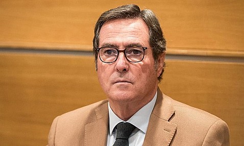 Garamendi (CEOE) pide "respetar el derecho al trabajo" ante los paros convocados por CCOO y UGT por Gaza