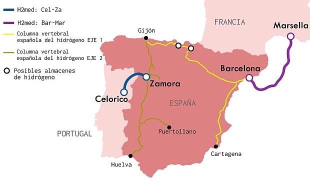 El proyecto H2med ha finalizado con éxito esta primera evaluación en profundidad de la ruta submarina, realizada por expertos en campañas de prospección geofísica