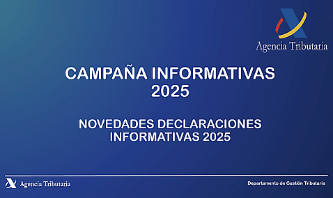 La Agencia Tributaria publica una página con toda la información sobre "Declaraciones Informativas 2025"