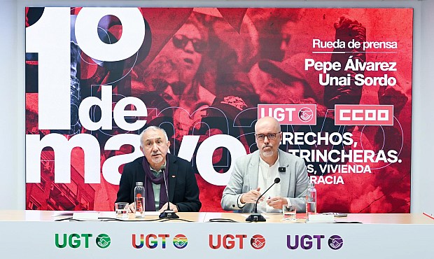 &Aacute;lvarez ha aludido directamente al presidente de la CEOE, Antonio Garamendi, al que ha pedido poner "d&iacute;a y hora" para constituir la mesa del pacto de salarios para el periodo 2026-2028, ya que los conflictos laborales han crecido y se agudizar&aacute;n si no se tiene la base del nuevo AENC