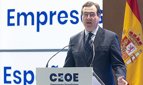 Garamendi (CEOE) pide que la Seguridad Social asuma el pago íntegro de los primeros 15 días de baja laboral