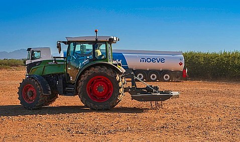 Moeve e ISFA realizan un proyecto piloto de uso de diésel 100% renovable en maquinaria agrícola