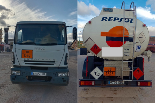 Venta de camión cisterna de dos compartimentos cisterna
